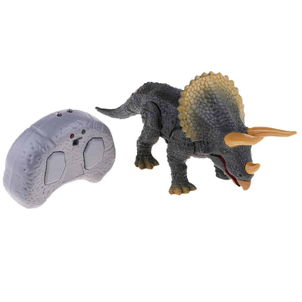 Remote Control Walking Roars Dinosaur Animal Toy Electronic RC w/ Lights & Sounds Radio Control Dinosaur Kids Children Gift