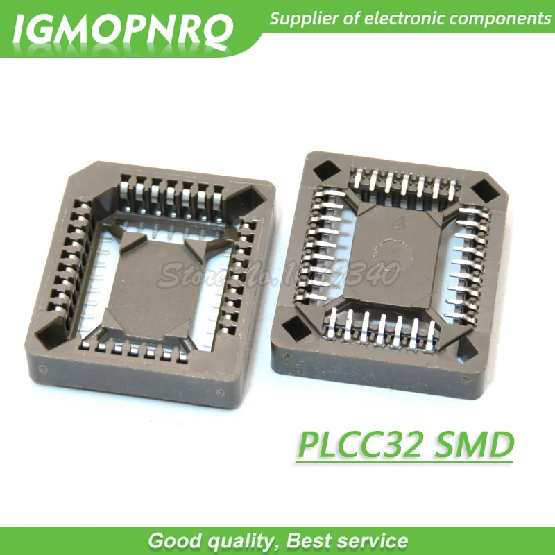 10PCS PLCC32 SMD IC Socket , PLCC32 Socket adapter , 32 Pin PLCC PLCC
