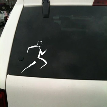 

Runner Decal Car Window Vinyl Running Race Marathon Sticker 20 colour(4" x 4.7")
