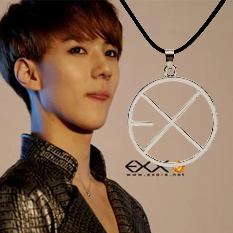 Hot Selling Fashion Silver Necklace Korean EXO Necklace Rope Necklace