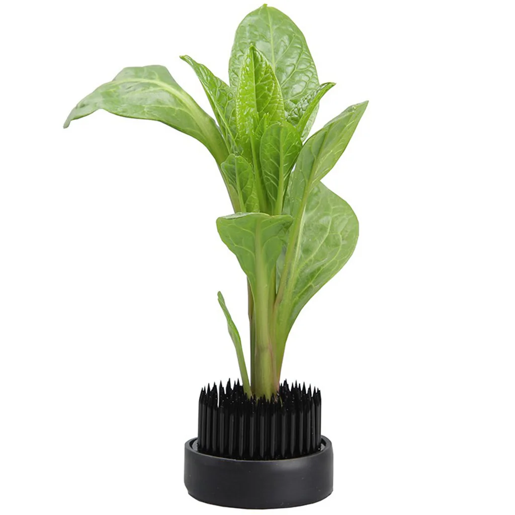 Various Size Rubber Base Metal Spike Flower Frog Kenzan with Sturdy Rubber Base for Ikebana Kenzan Floral Arrangment Art