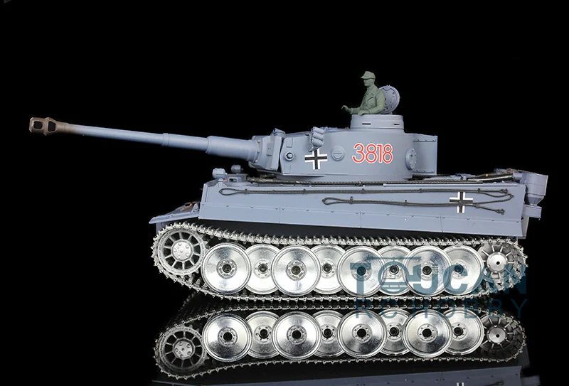 

2.4Ghz HengLong 1/16 German Tiger I RC Tank Metal Road Wheels 360 Degrees Turret 3818