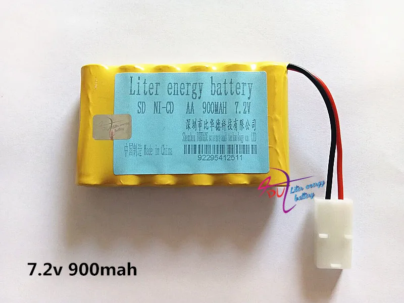 Liter energy battery HQ510 HQ513 523RC car RC truck RC boat RC tank 7.2v 900mAh Ni-CD rechargeable battery