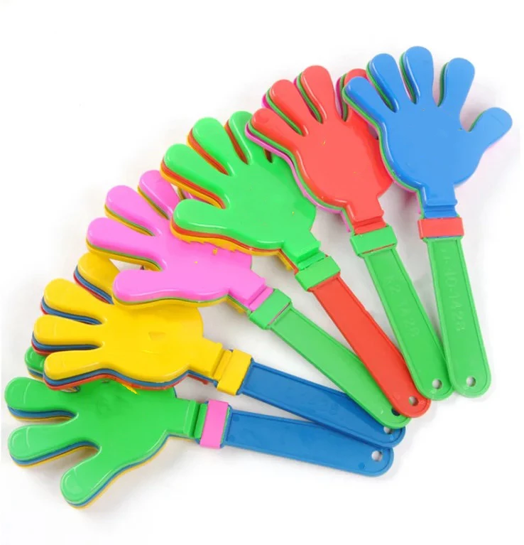 

3pcs Fashion colorful hand clapper Concert party cheering props children clap Noise Makers small hands clapping toy