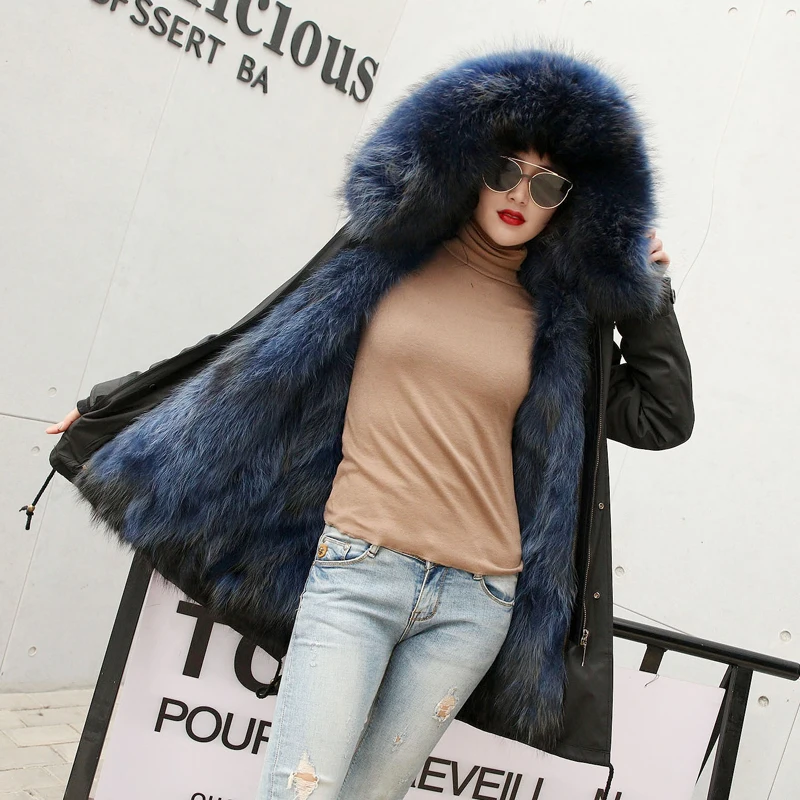 1 Raton Réel Naturel 3 Fourrure Laveur 5 Chaud 4 Capuchon 6 À Movau0135 Col Mode D'hiver 7 8 Femmes Chien 2 Manteaux Épaississement Parkas De Doublure qFUnw5