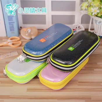 

Factory direct fine EVA zipper pencil case any simple portable students stationery for girl or boy 22*10.5*4.5cm 160g pencil box