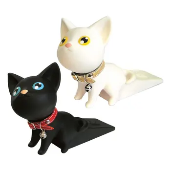 

Finger Protector Door Stopper Decorative Cute Cat Door Stopper Slip Resistant Finger Protector Creative Door Stops