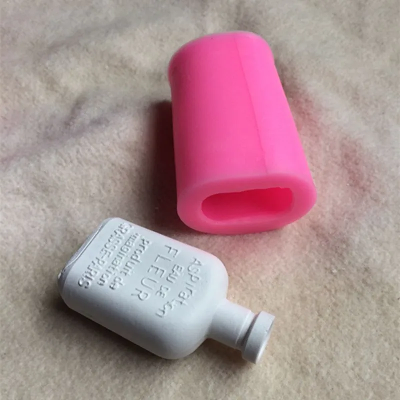 

3D bottle Silicone molds bottle soap mold handmade soap molds silica gel die Aroma stone moulds candle mould cake baking tools
