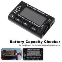 Измерительный инструмент тестер напряжения батареи проверка RC метр 7 цифровых ячеек проверка емкости батареи для LiPo LiFe Li-Ion Nicd NiMH