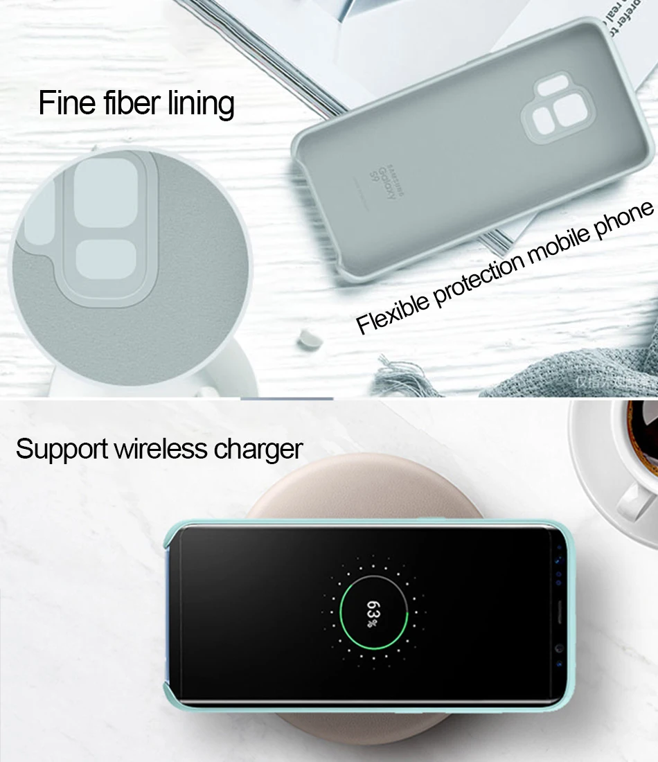 6Samsung S9 S 9 Plus Case Cover Silicon Original Fitted Back 360 Luxury Sport Cut Camera Protective Surface Waterproof G9650