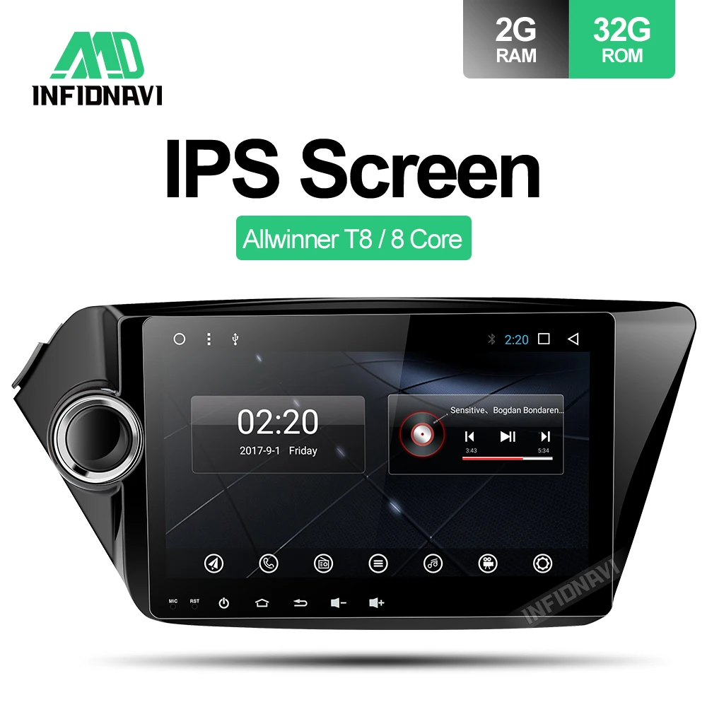 

android 9.0 car dvd for kia k2 Rio 2010 2011 2012 2013 2014 2015 2016 2017 gps navigation car radio video player car stereo dvd