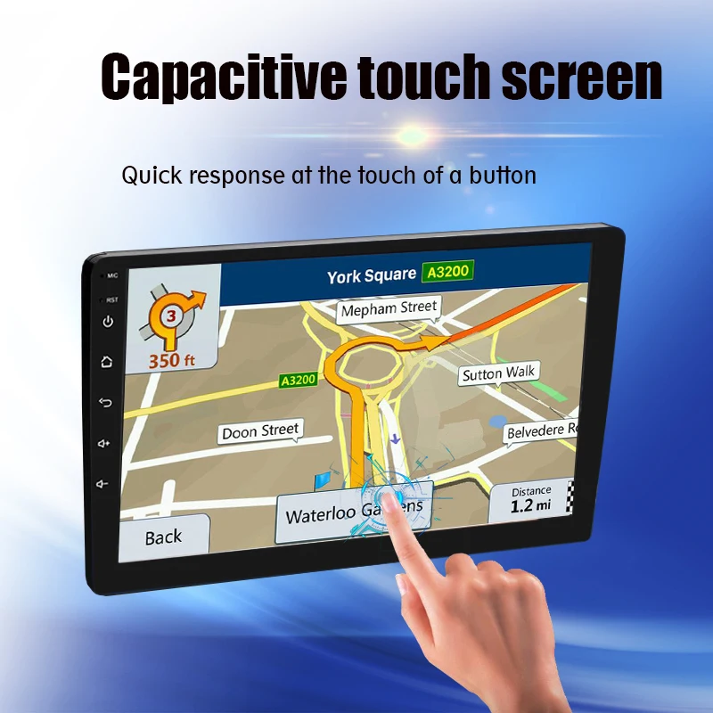  Wifi MP5 Player 2 din 10 inch for Android 9.1 GPS Navigation RAM1G ROM16G Universal Car Radio Auto- - 33042969776