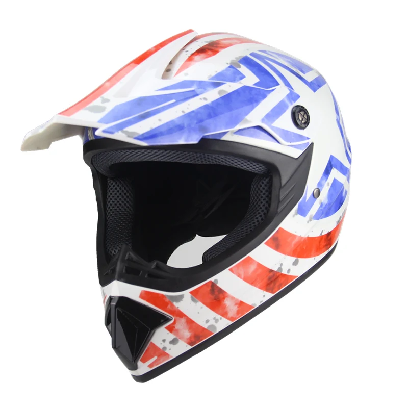 Tanie Super lekki kask motocyklowy wyścigowy kask rowerowy Cartoon dzieci ATV motor terenowy downhill mtb DH krzyż kask capacetes