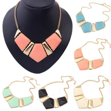 Bluelans, женское ретро ожерелье, нагрудник, цепочка, модное, воротник, ожерелье, вечерние