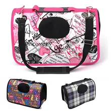 Переноска для домашних животных, сумка для путешествий на открытом воздухе, сумка на плечо для маленьких собак, кошек@ LS