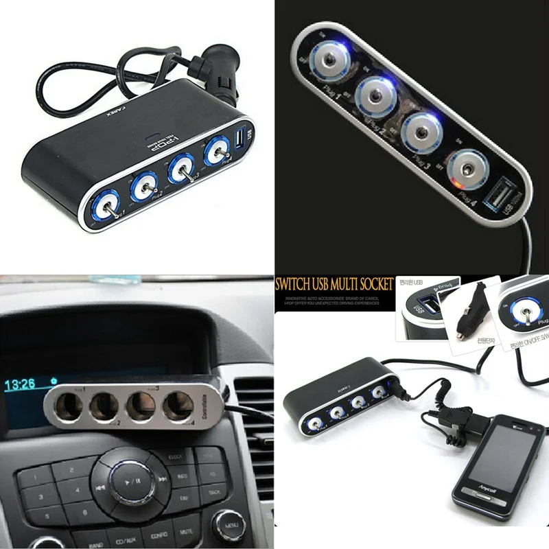 High End Car Cigarette Lighter Usb Led Cigarette