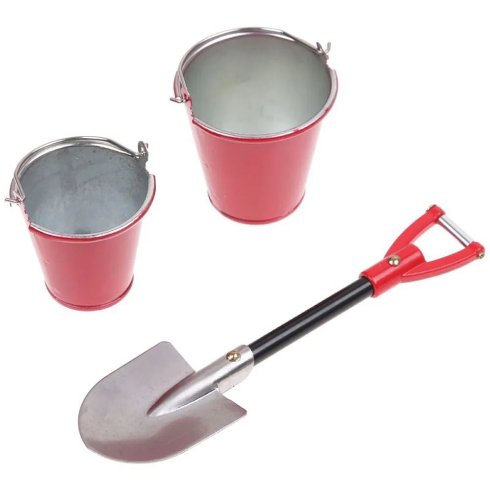 Bucket Shovel Tools RC гусеничный 1/10 RC часть для gelande II D90 D110 для 1/10 осевой SCX10 RC4WD Высокое качество Прочный полезный модный - Цвет: Bucket Shovel Tools