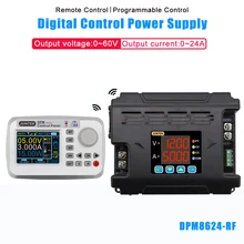 JUNTEK dmm8624 Дистанционное цифровое управление постоянного напряжения тока dc-dc понижающий источник питания линии связи понижающее напряжение 60 в 24A
