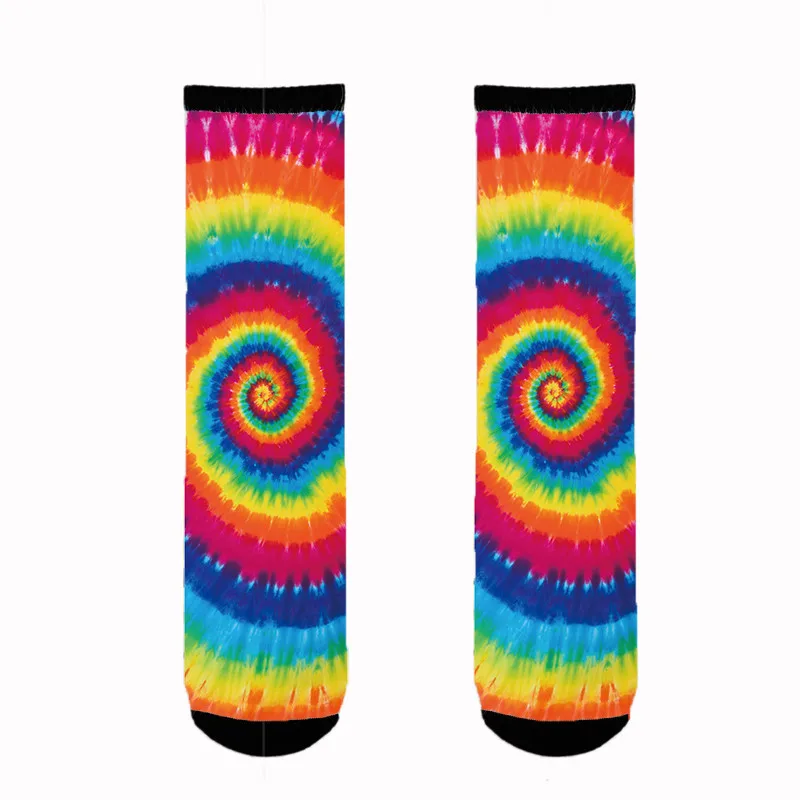 Женские забавные носки, хлопковые цветные носки в стиле Харадзюку, модные длинные носки с принтом для девочек, женские носки с пончиком и ананасом, Meias, 5S-D21 - Цвет: 02