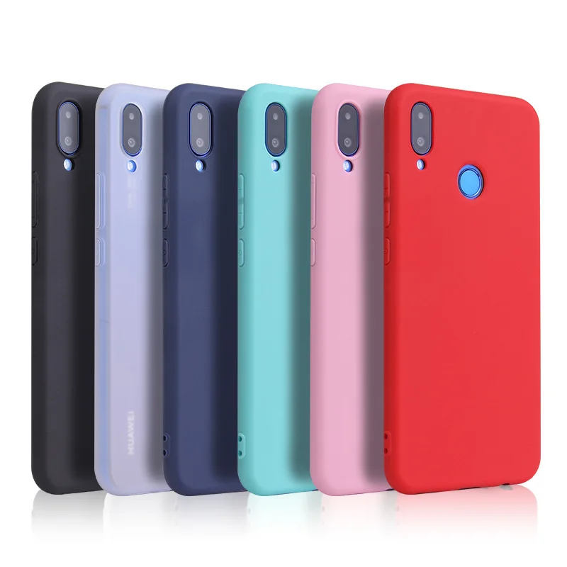 

Candy Color Case For Huawei P Smart Z 2019 P20 mate 20 lite P30 pro Case Soft Silicone Candy Matte Honor play 8A 8X 7A pro Cover