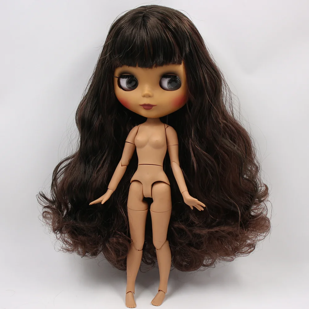 Кукла на заказ ICY DBS Blyth No.BL950/0222 коричневый микс черных волос 1/6 bjd ob24 аниме|Куклы| |