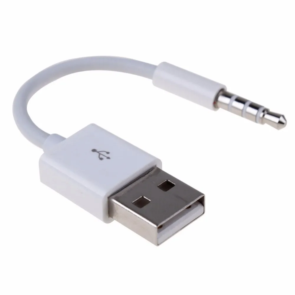 CableCC USB 2 0 A Male to 3 5mm Audio AUX адаптер зарядный кабель для Apple iPod Shuffle 4 го