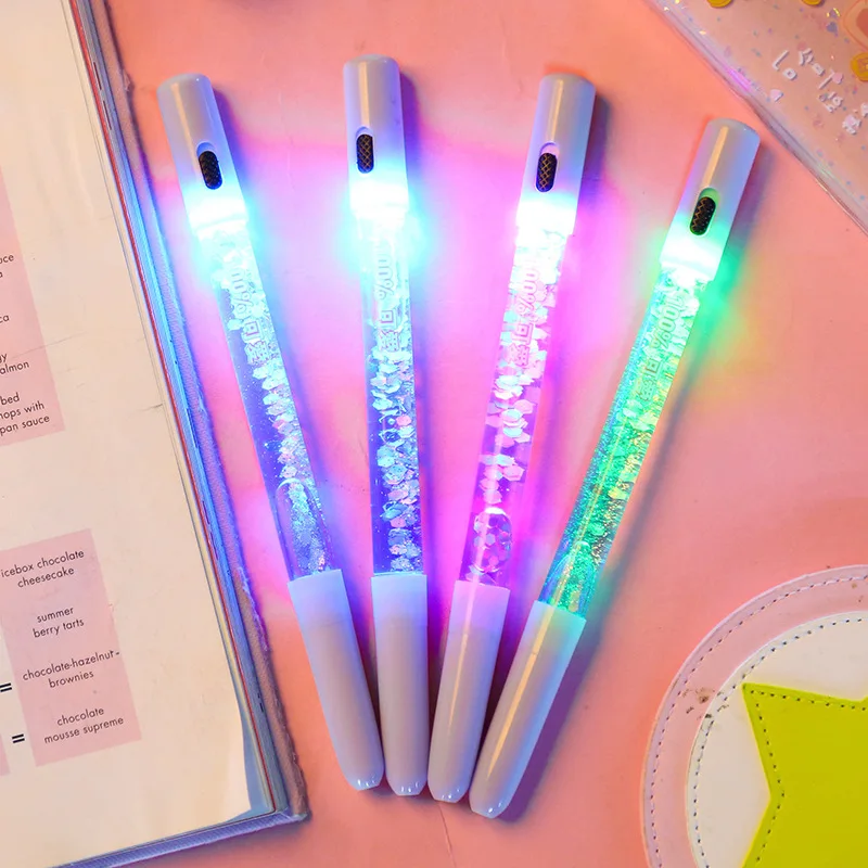 

Coloffice 1PC Creative Water-Based Pen Colorful Magic Stick Cute Kawaii Student Flash Pen Korean Stationery Gifts For Kids