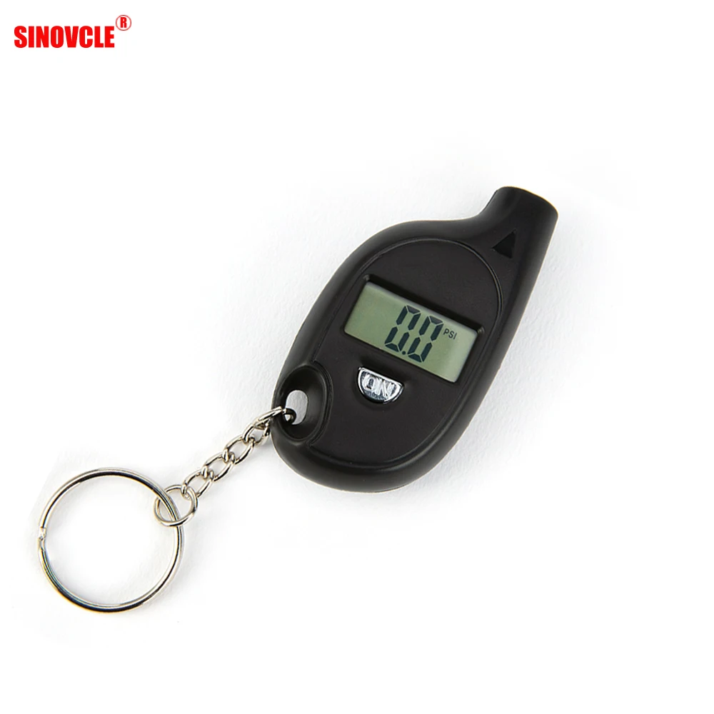 

Hippcron Car Tire Pressure Sensor Mini LCD Digital Tire Tyre Key chain Air Pressure Gauge For Car Auto Motorcycle