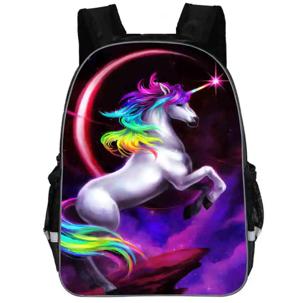 

Unicorn Backpack Dab Small Pony Rainbow Horse Teenagers Boys Girls Toddler Animal Kid School Book Bags Men Women Mochila Bolsa