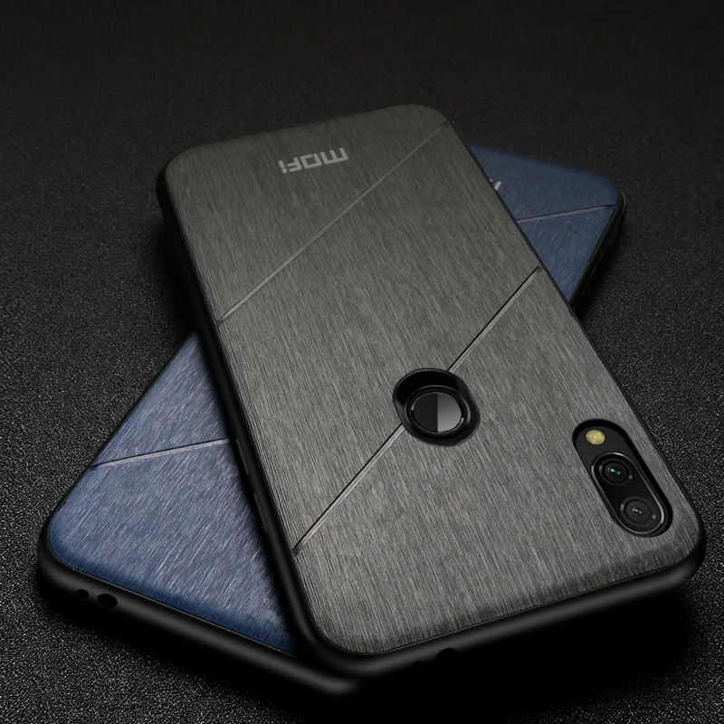 Для xiaomi redmi 7 чехол Защитный чехол для задней крышки Силиконовый противоударный черный чехол MOFi redmi 7 pro чехол s