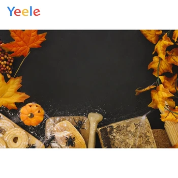 

Yeele Halloween Party Pumpkin Cobweb Grunge Book Photography Backdrops Personalized Photographic Backgrounds For Photo Studio