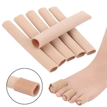 1 шт. 15 см нейлоновая ткань гелевые трубчатые втулки, защита пальцев ног, вальгусная деформация, ортопедическая защита, защита от ожогов, инструмент для ухода за ногами