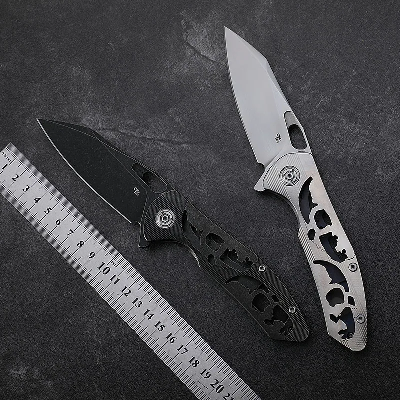

CH tactical knife S35VN blade titanium alloy handle ceramic ball bearing tumbling folding pocket hunting tool EDC 3515 TC4