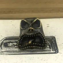 EDC инструменты латунные ножи бусины латунные преувеличенные лица бусы на шнурок Паракорд нож брелок инструмент кулон#85