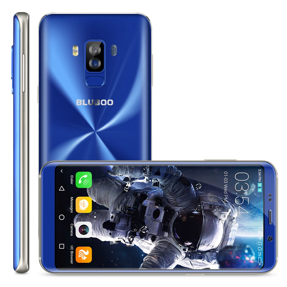 Bluboo S8 5 7 дюймов 4 г смартфон Android 0 18:9 полный Дисплей MTK6750T Octa Core 3 ГБ Оперативная