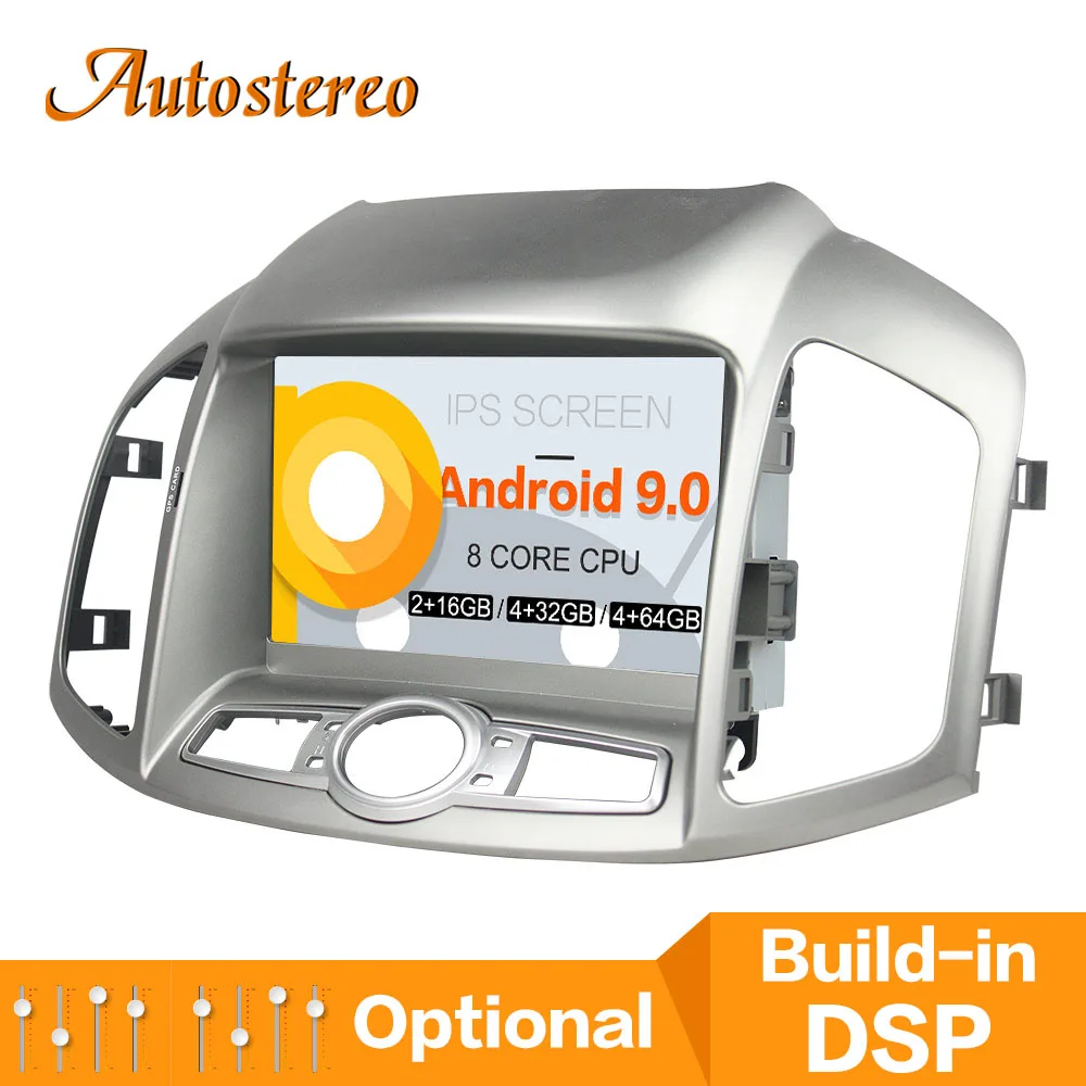 Top Android 9 Car CD DVD player AutoStereo GPS navigation for CHEVROLET CAPTIVA 2012+ multimedia Satnav headunit radio tape recorder 0