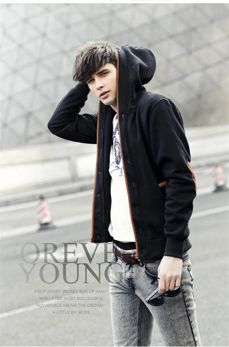 5Colors Men Sweatshirts Cardigans Autumn Spring Hoody Tops Casual Hoodies Men Male Streetwear Muls Brand Clothes M-3XL 2019 New 13
