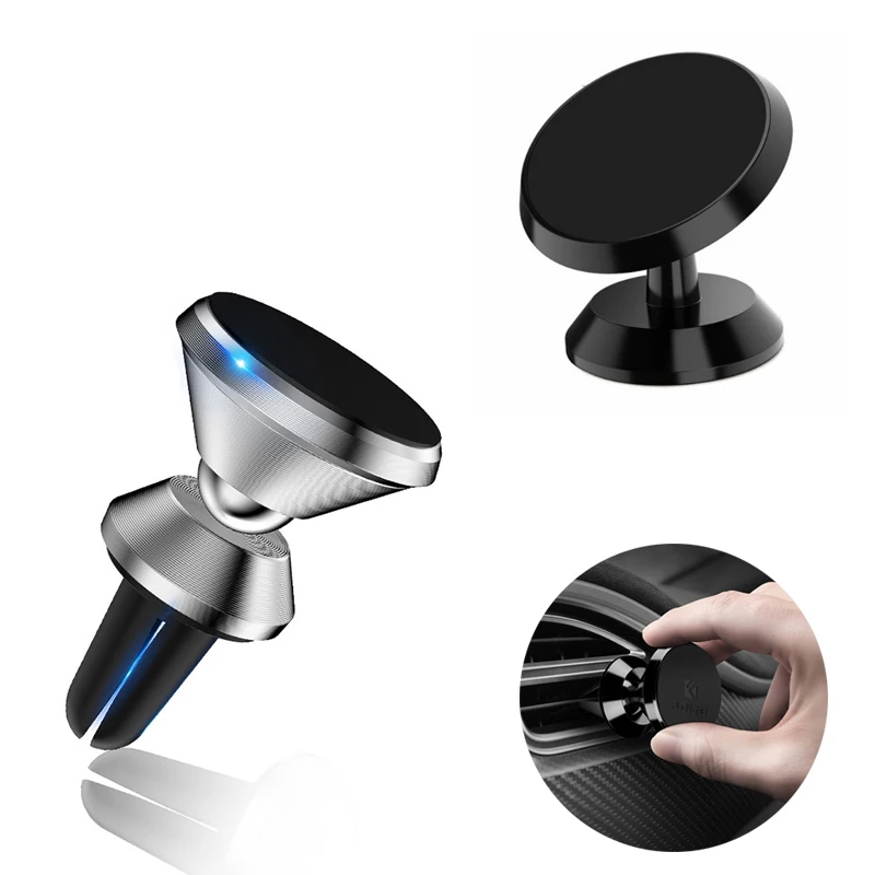 

Magnetic Car Phone Holder Air Vent Car Phone Stand 360 Rotating Mount Universal for iPhone Samsung Magnet Holder Car Mount Stand