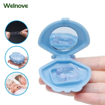 

1pc High Quality Mini Silicone Stop Snore Device Anti-snoring To Prevent Snoring Good Sleep C1457