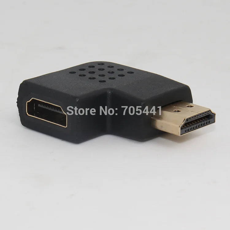 270 градусов прямоугольный Высокоскоростной HDMI штекер гнездо адаптер