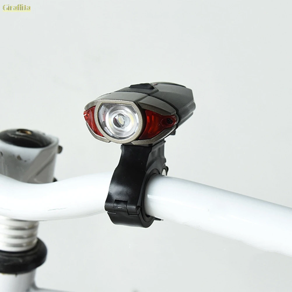 New Bike Bicycle USB Charging Headlights Taillights Riding Helmet