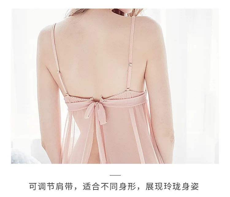 Новая сексуальная ночная рубашка с рисунком, Свободная Женская кружевная модная Пижама, большие размеры, сексуальное ночное белье