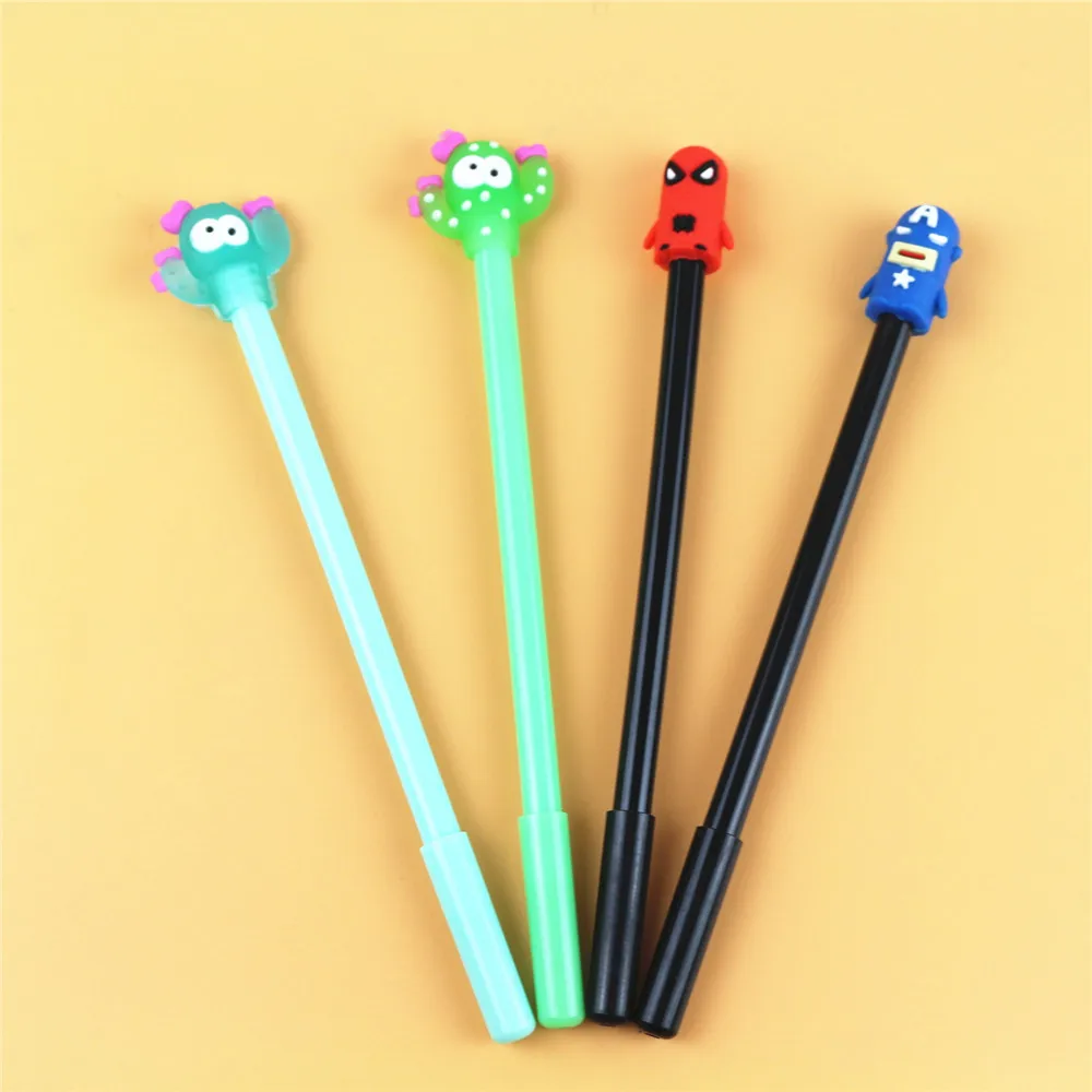 

Creative cute cartoon cactus styling gel pen Office learning signature pen Full needle pen