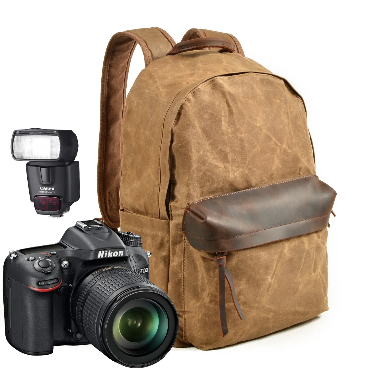 

IMIDO SLR Camera Bag Shoulder Photography Backpack SLR Canvas Bag Photography Spot Wholesale Waterproof Backpack