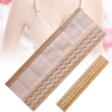 Extensor espartilho feminino 3 linhas 15 ganchos fivela de aço inoxidável alongar fecho para roupa interior aic88