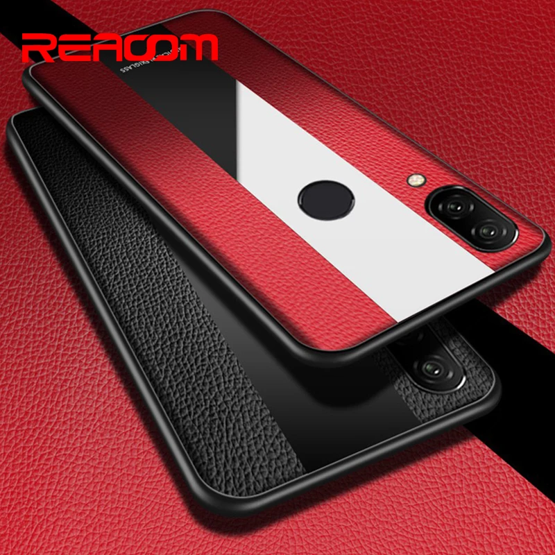 Leather Case for Huawei P20 lite Mate 10 20 Lite P30 Nova 4 Y9 2019 Coque Soft TPU Edge Phone Cover Honor 9 8X |