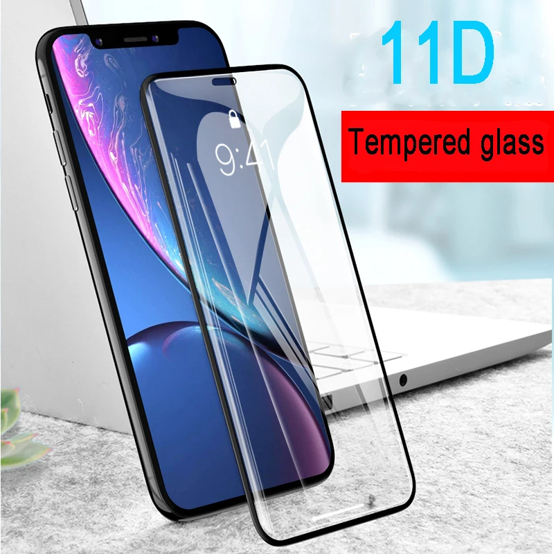 

11D Curved Edge Protective Glass For iPhone 7 8 6 6S Plus Tempered Screen Protector For iPhone 8 7 Plus X XS Max XR Glass Film