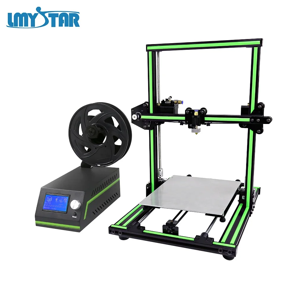LMYSATR E10 3D-принтеры с нити i3 большой печати Размеры DIY комплект Алюминий фоторамка