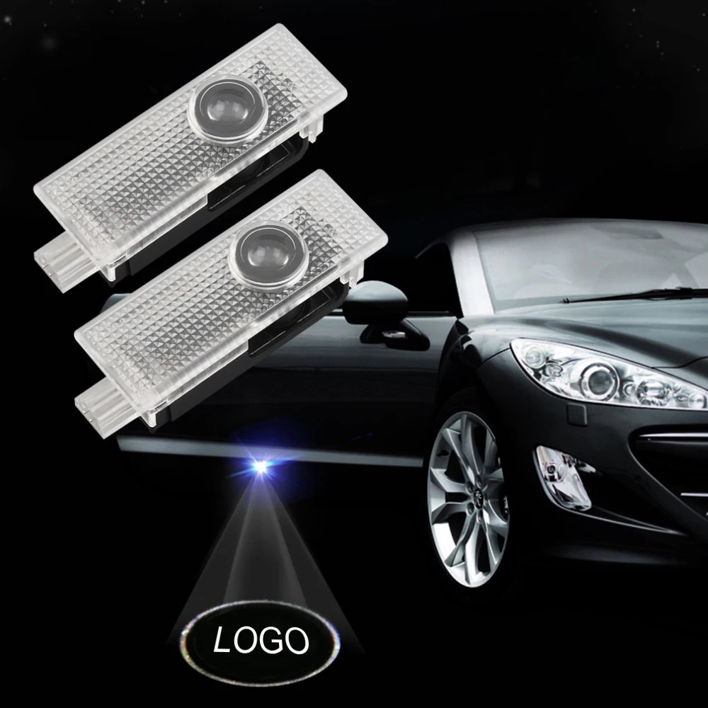 

2pcs Car Door Welcome Light Laser Car Door Shadow Projector Logo light LED For AUDI A3 A4 b6 b8 A5 A6 c5 A7 A8 R8 Q5 Q7