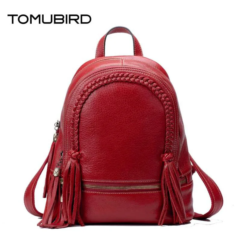 TOMUBIRD superior leather designer bags famous brand women bags 2017 new fashion Weaving tassels women genuine leather bagkpack TOMUBIRD superior leather designer bags famous brand women bags 2017 new fashion Weaving tassels women genuine leather bagkpack
